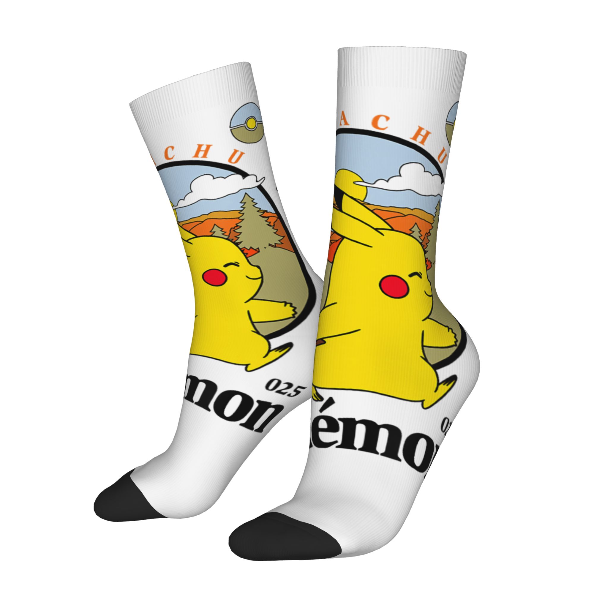Outdoor Adventure Sports - sports socks Pokemon Pikachu Outdoor Adventures