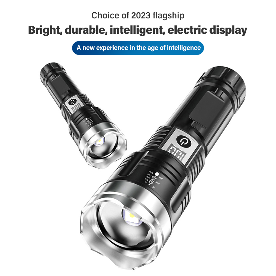 High Power 200000LM LED Flashl - Outdoor Adventure Trips ulasan dan harga